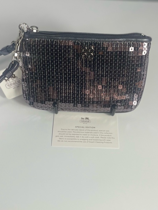 Coach Handbags - Coach Special Edition Sequin Sml Wristlet NWT